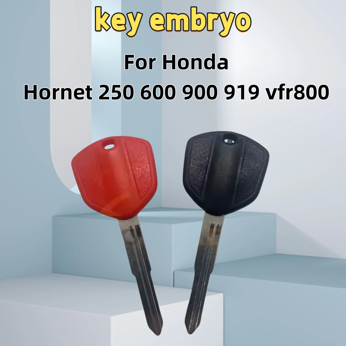 

Hot Sale For Honda Hornet 250 600 900 919 vfr800 Motorcycle Blank Key Ignition Spare Key can be placed anti-theft chip