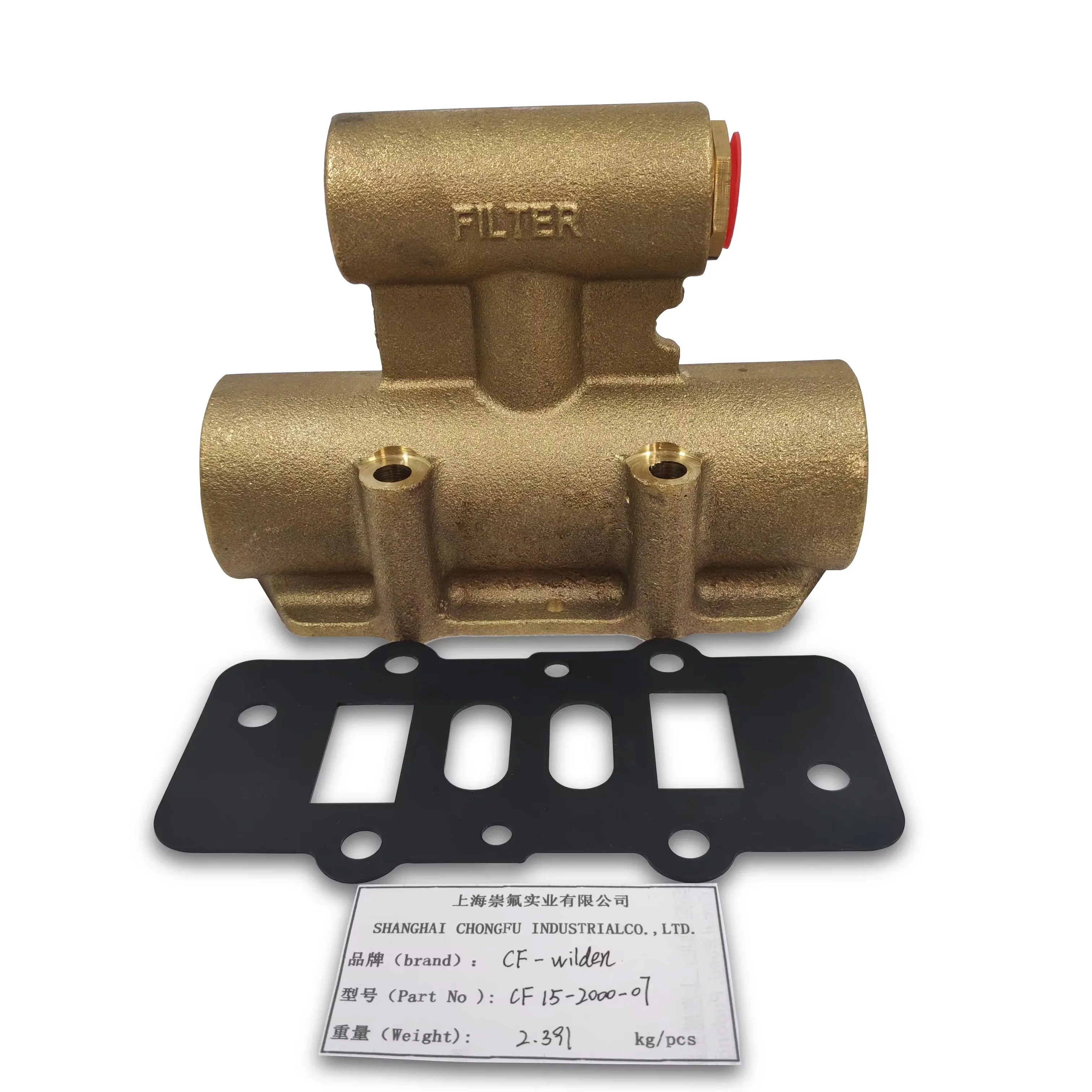 Conjunto de válvula de aire de latón Wilden CF15-2000-07 para bomba de diafragma Wilden de 3 pulgadas