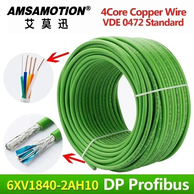 Profibus Cable 6XV1840-2AH10 Suitable for Siemens Ethernet FC TP Bus Wire 4 Core 5m 10m 20m