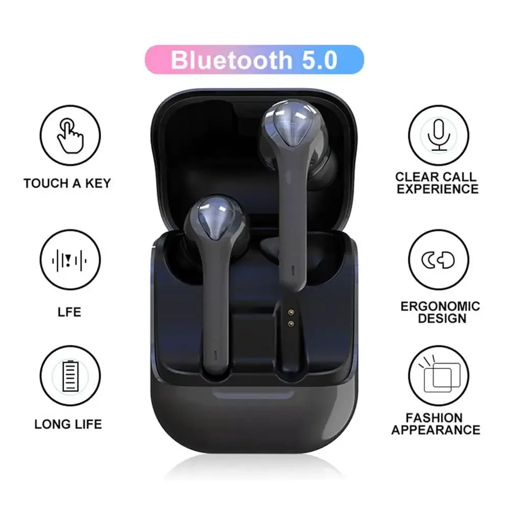 Mini G9 Earplugs Stereo True Wireless Noise Reduction In-ear Earbuds TWS Bluetooth-compatible 5.0 Gaming With Charging Case