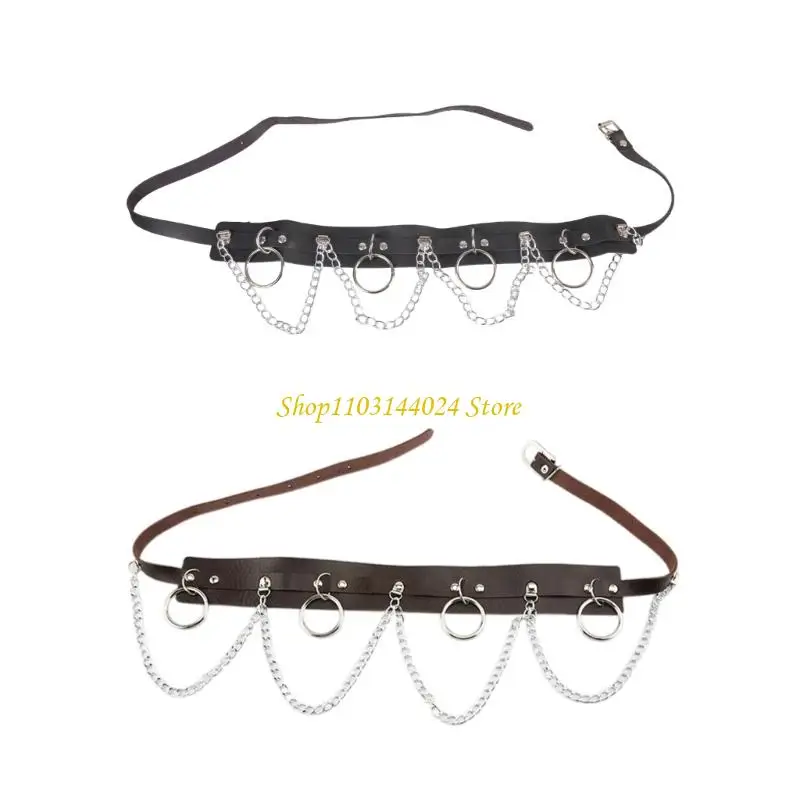 

N5KE, модная поясная цепочка, уникальная цепочка из искусственной кожи, ремень для женщин, повседневная одежда для выпускного и