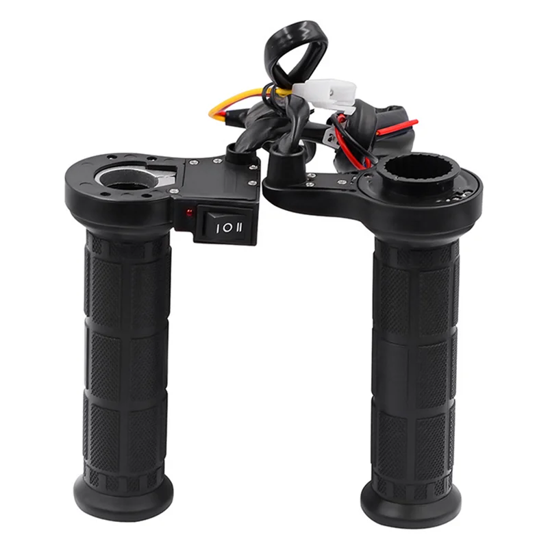 

Motorcycle Handle Heated Grips Electric Thermostat Handlebar Grip 3-Speed Adjustable 12V For Electric Scooter E-Bike Accessories