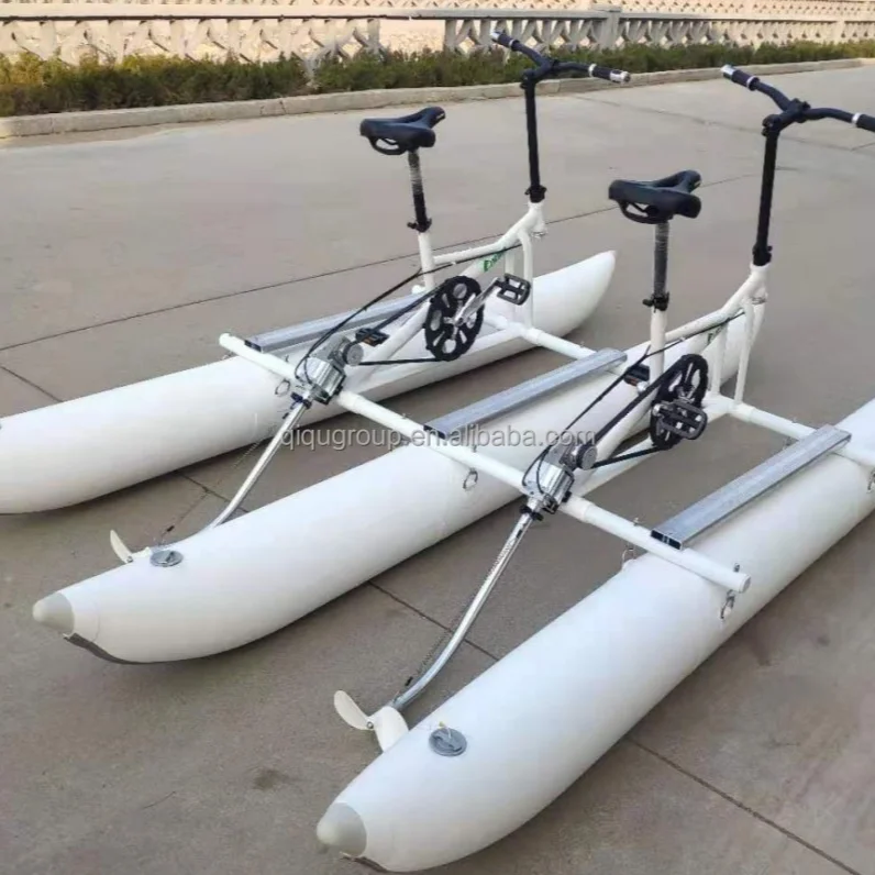 

New Style Popular Entertainment Double Person Banana Inflatable Water Pedal Bike