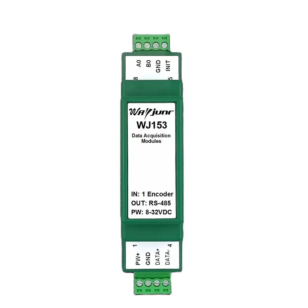 1 channel grating ruler magnetic grating ruler encoder 4 times frequency pulse counter Modbus RTU module WJ153