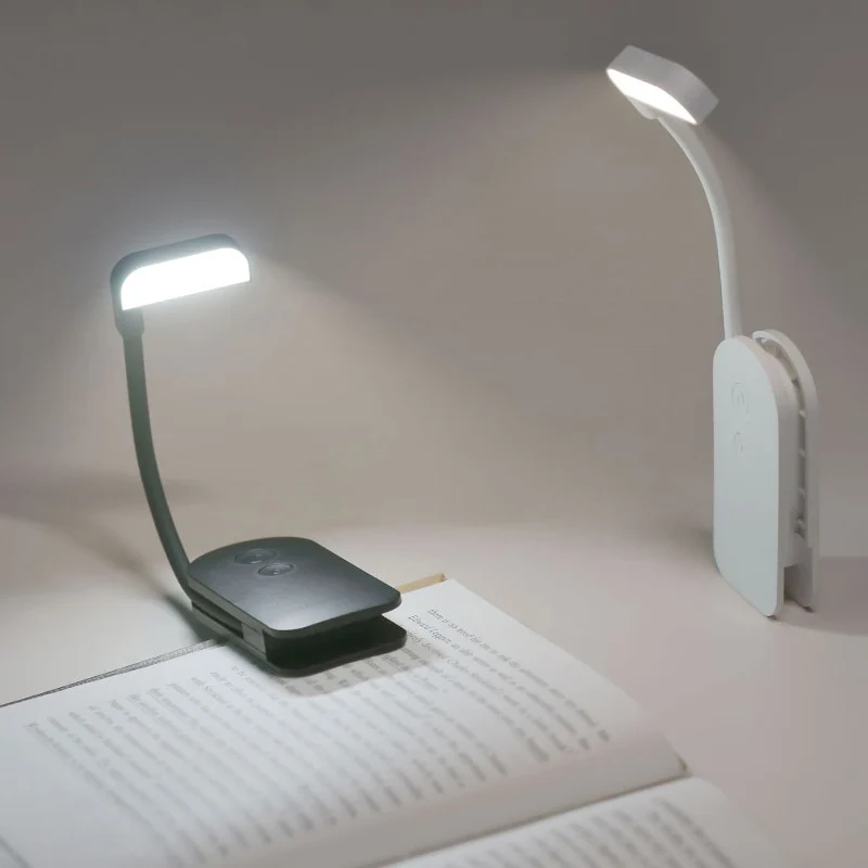 Pop LED Clip-On Reading Light – Adjustable, Portable & USB Rechargeable Book Light For Night Reading