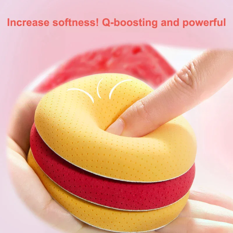 슈퍼 소프트 두꺼운 코튼 캔디 화장 퍼프 에어 쿠션 스펀지 파운데이션 컨실러 건식 및 습식 메이크업 뷰티용