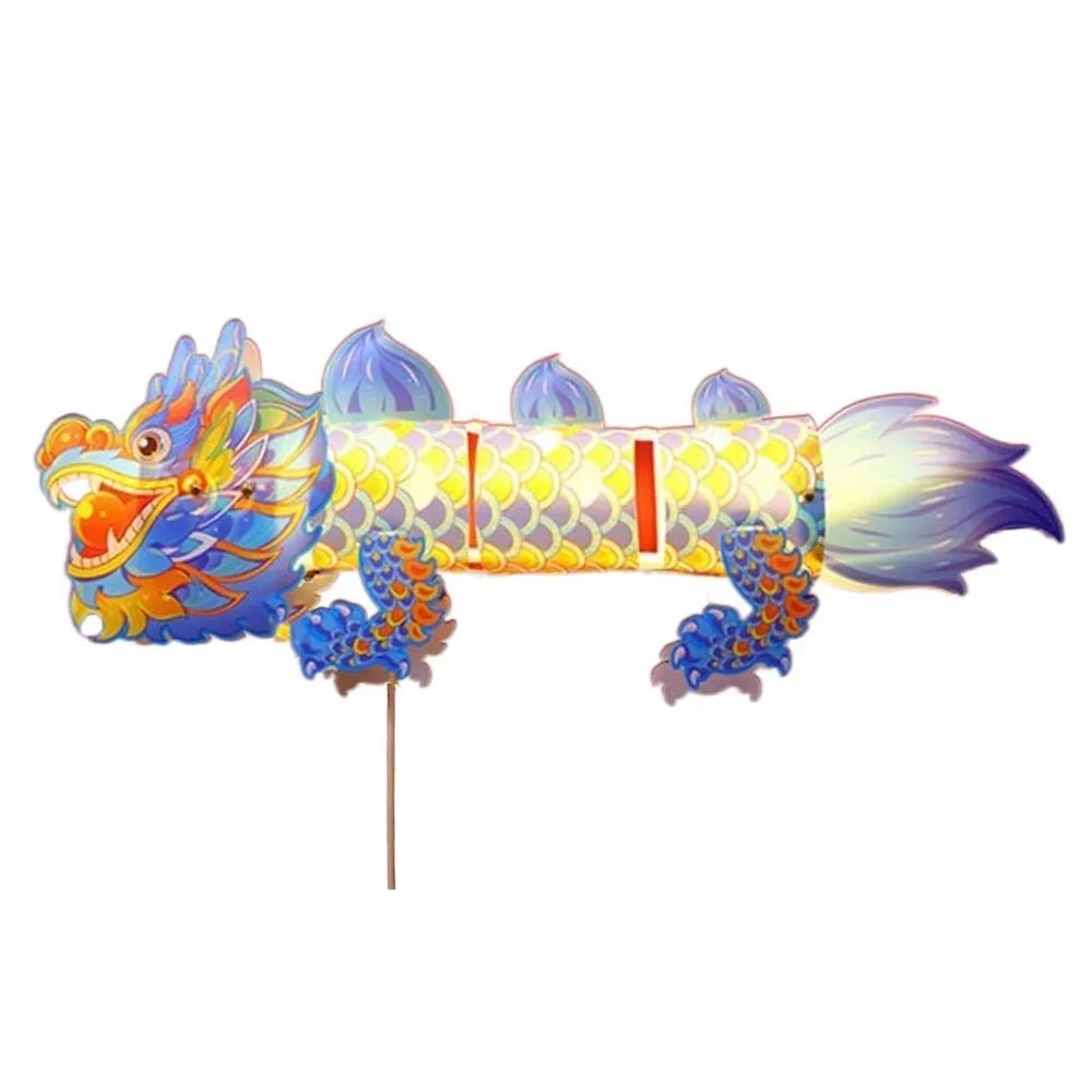 

Chinese Style Children's Loong Lantern Handheld PVC Mid-Autumn Festival Lamp Glowing Luminous Handmade Dragon Lantern