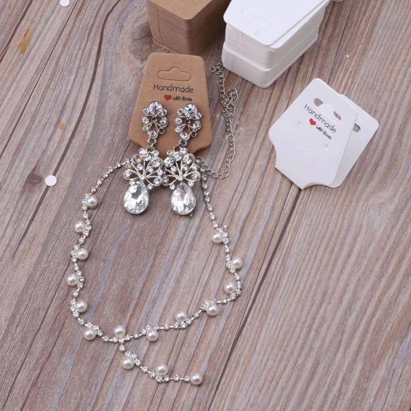 

J78F Gift Wrap Tags DIY Crafts Kraft Paper Tags Blank Craft Paper Label for Arts Weddings Birthdays Rectangle Tags 100Pcs