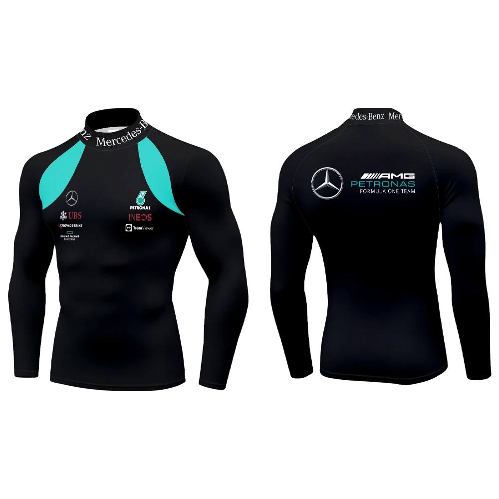 Футболка Mercedes Benz AMG F1, черная, простая, классическая, универсальная, персонализированная, модная, для велоспорта, спорта, фитнеса, соревнований, тренировок Футболка Mercedes Benz AMG F1, черная, простая, классическая, универсальная, персонализированная, модная, для велоспорта, спорта, фитнеса, соревнований, тренировок