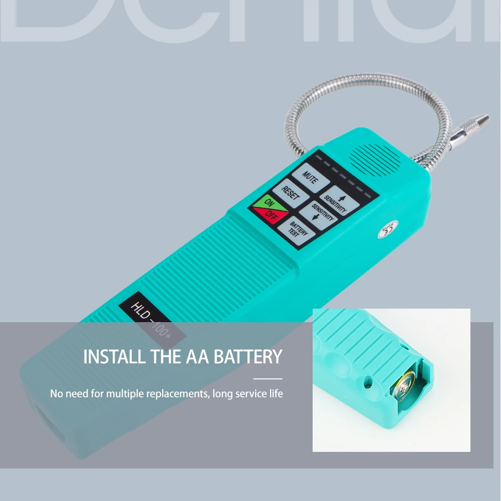 Imagem -05 - Freon Gás Leak Detector Monitor Analisador de Halogênio Refrigerante ar Condicionado Tester Vazamento de Hvac Halogênio Hld100 +