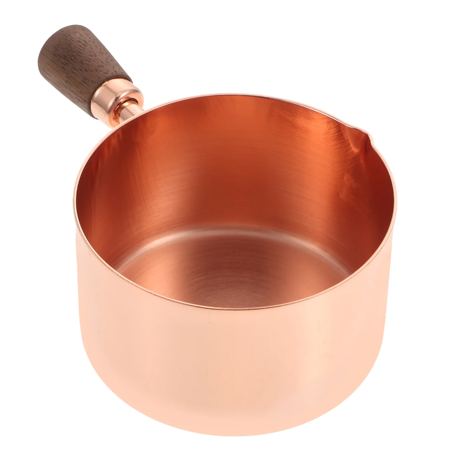

1Pcs Stainless Steel Sauce Cup High Quality Wood Handle Practical Seasoning Storage for Kitchen Restaurant Dinner Mustard Sauce