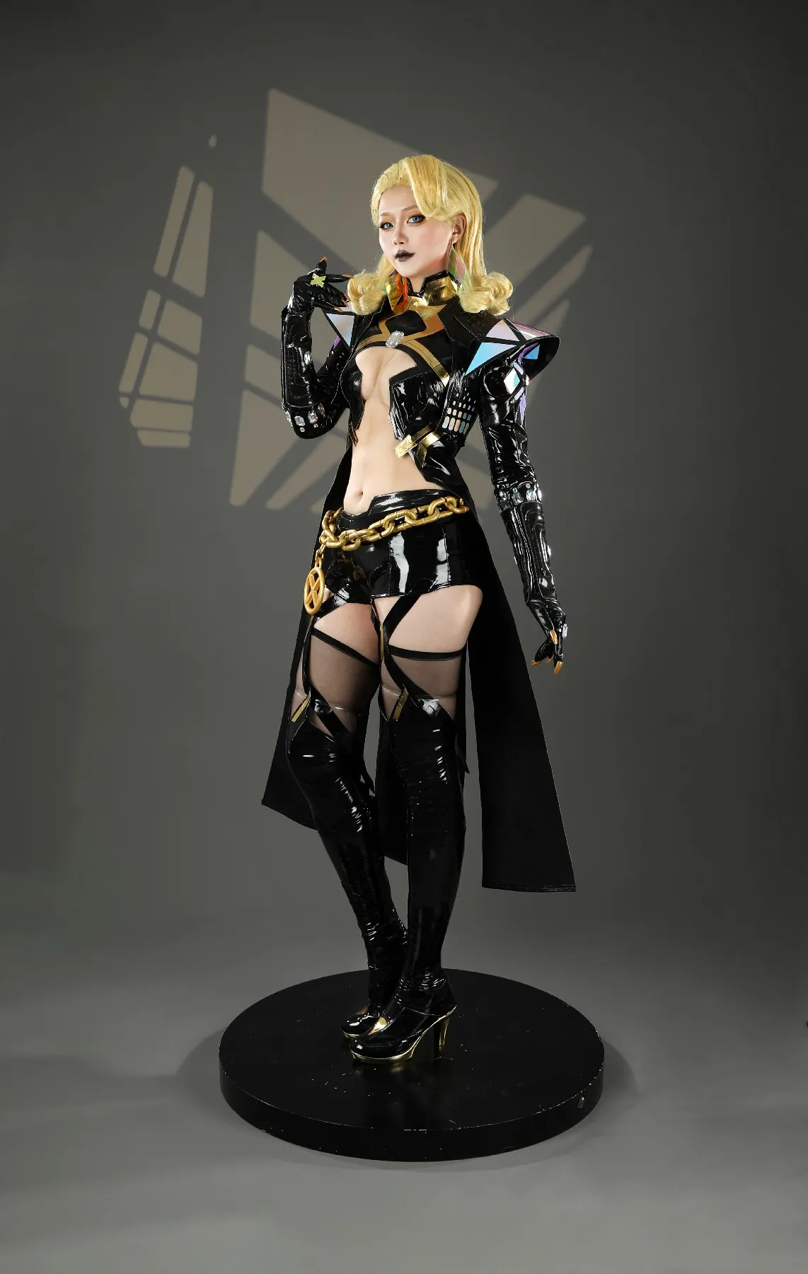 

Rivals Emma Frost Cosplay Costume Woman White Fantasia Black Halloween Carnival Party Outfits