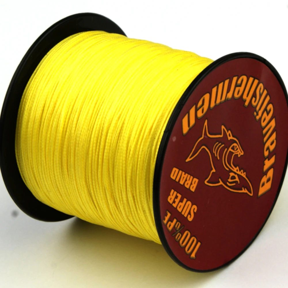 4 Strands Yellow Braided PE Fishing Line 300M Fly Wire Multifilament Carp Wire Multicolor Sea Line Fishing Universal Accessories