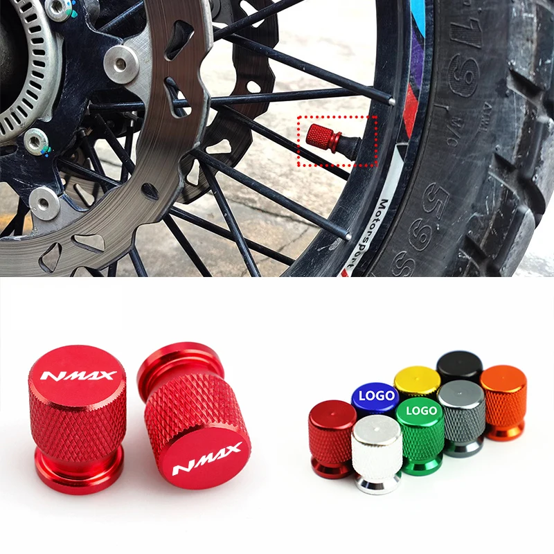 Motorcycle Aluminum Wheel Tire Valve Cap Fit For YAMAHA NMAX N-MAX 155 NMAX125 XMAX 300 400 125 150 XMAX300 Air Port Stem Cover