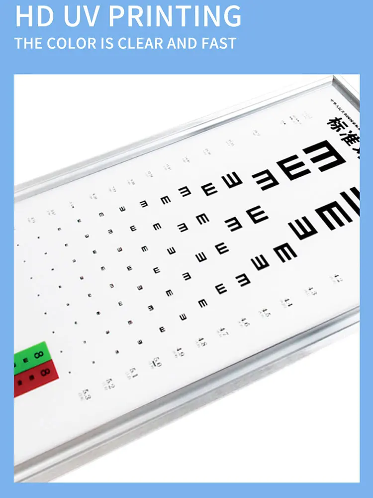 Ophthalmic equipment LED Lamp Vision Tester Visual Acuity Chart high quality far vision eye test chart