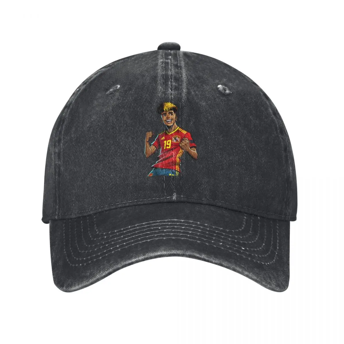 Summer Cap Sun Visor Comic Football Player Hip Hop Caps Lamine Yamal Cowboy Hat Peaked Hats