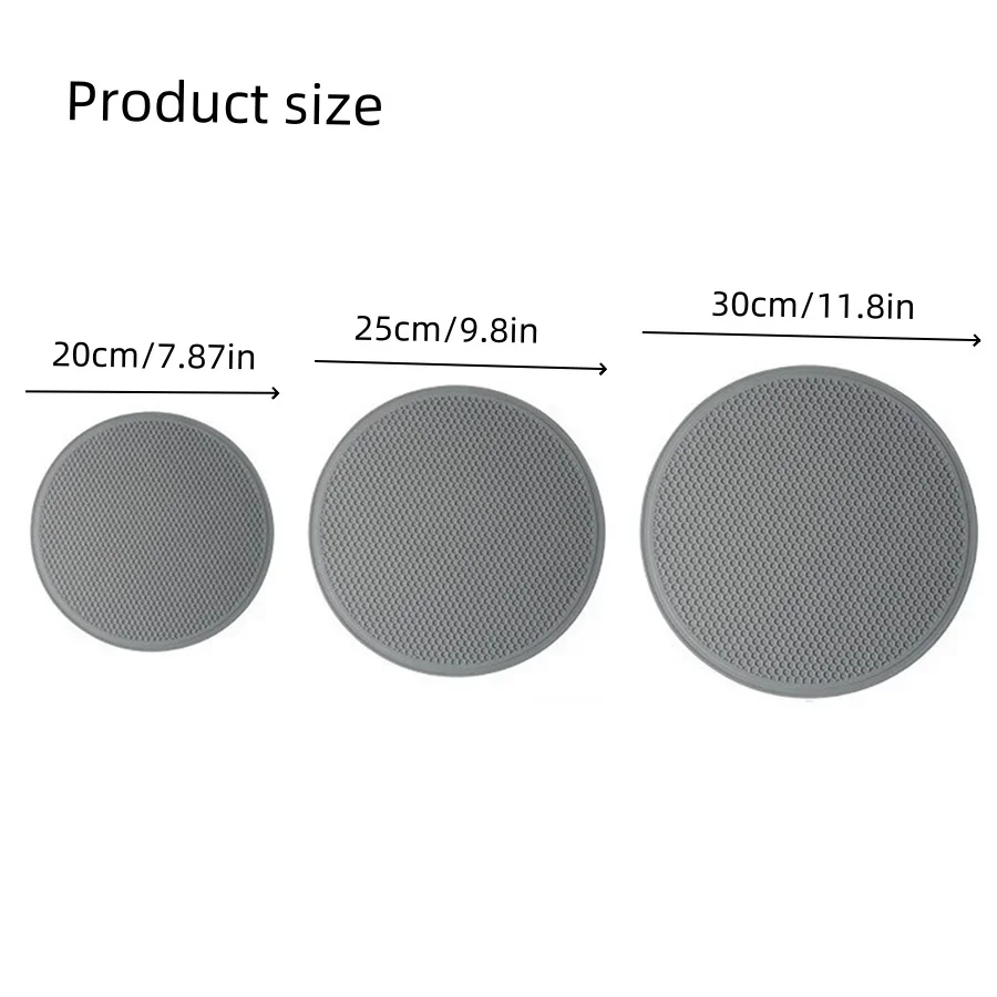 3-Piece Silicone Microwave Mat Set 2