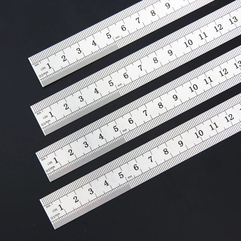 150mm Straightedge Ruler Steel Ruler Stainless Steel Angle Ruler Carpenter Square Ruller Goniometro Angle Measurement Tools 1Pcs
