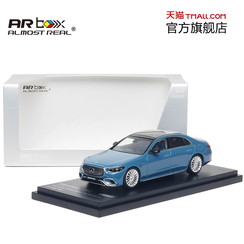 

AR box 1:64 AMG S 63E Performance литая под давлением модель автомобиля из сплава, игрушка для мальчиков, коллекционный дисплей для взрослых.