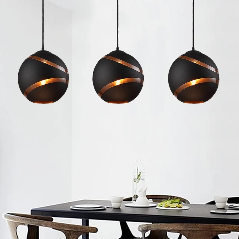 Nordic Pendant Lights Modern Glass Ball Hanglamp For Bedroom Dining Room Bar Decor Loft Luminaire Suspension E27 Light Fixtures