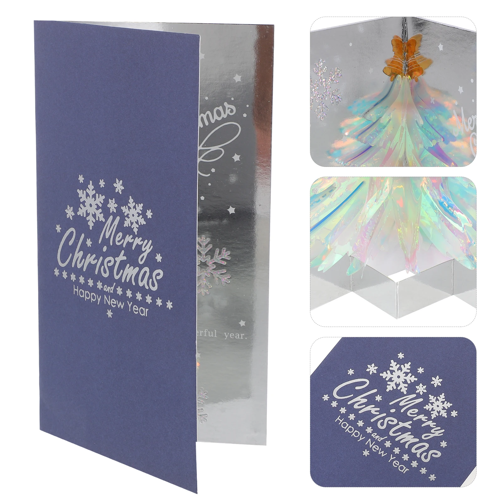 

Рождественская елка поздравительные открытки ручной работы элегантный закрывающийся конверт креативный подарок день рождения выпускной для семьи