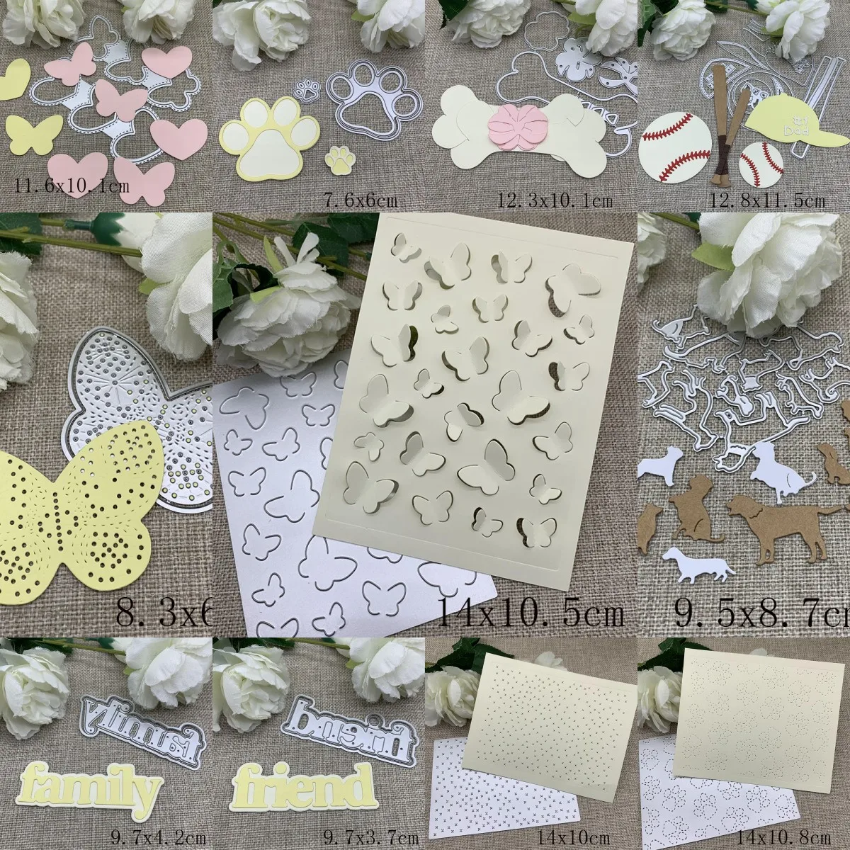 New series arrival Metal Cutting Dies Stencils Die Cut for DIY Scrapbooking Album Paper Card Embossing