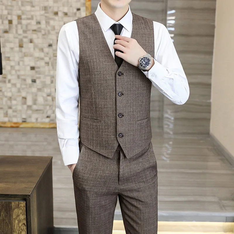 022-L Suit for young men business and leisure slim fit wedding and groom's formal attire