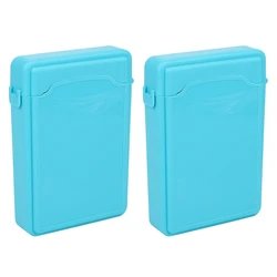 2x funda protectora de disco duro externo Ide Sata de 3,5 pulgadas, caja de almacenamiento de disco duro de 3,5 pulgadas