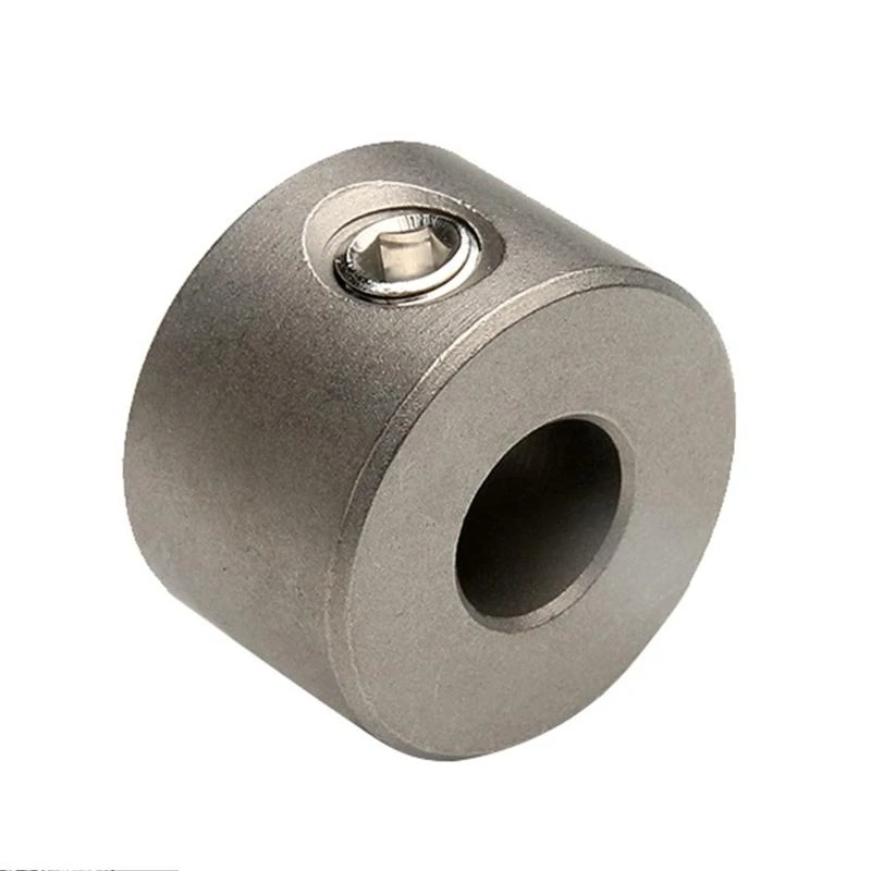 JU64 3 in 1 Drill Bit Stop Collar Stainless Steel Drill Limiter Depth Stop Collars Ring Positioner 4-10mm Drilling Limit Ring
