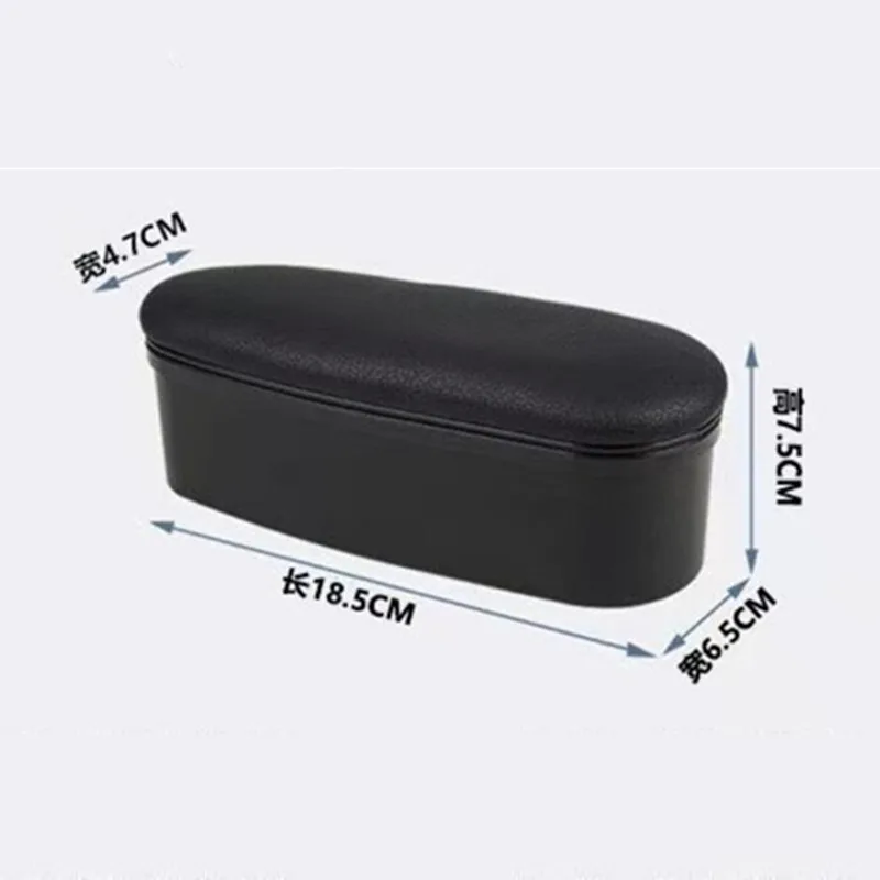 Universal Car Door Armrest with Storage Ergonomic Auto Interior Arm Elbow Support Heightening Pad Functional Armrests Leather