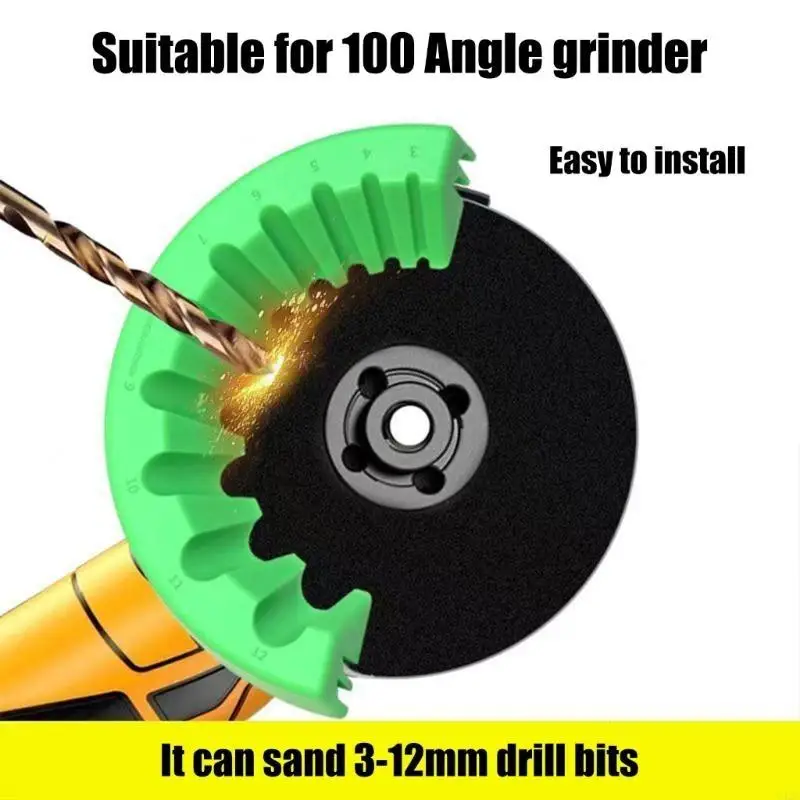 

Drill Bit Grinding Sharpener Support Stand With Quick Adjustment for Technicians Y4QC