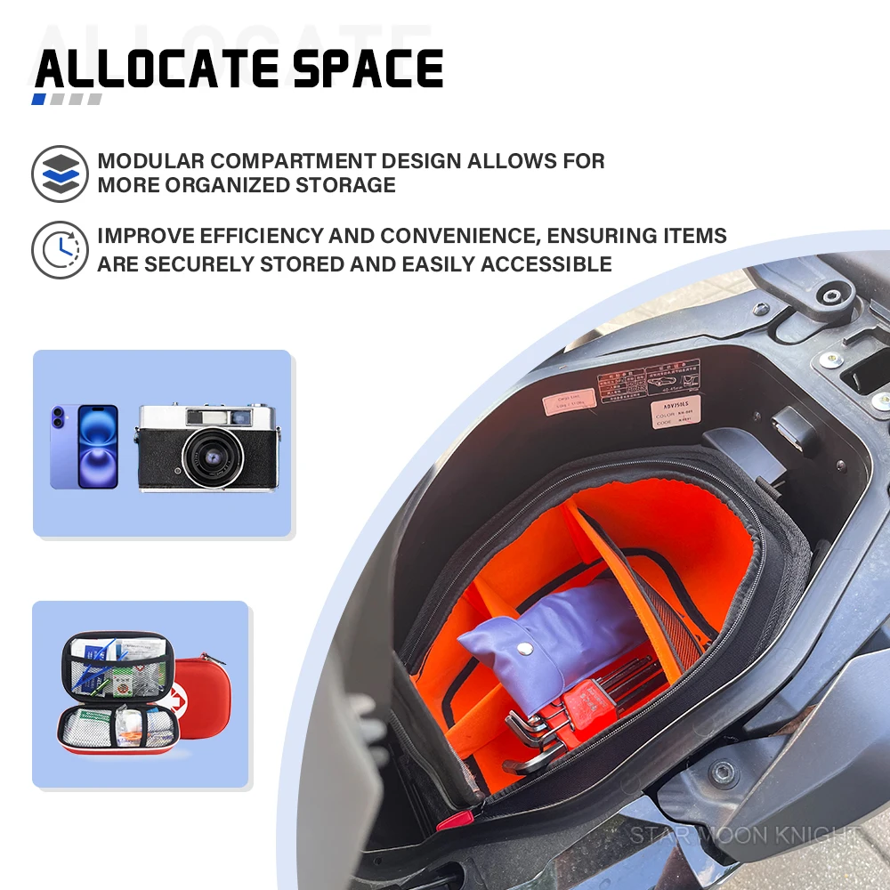 Star Moon Knight X-ADV 750 Seat Bucket Bag for Honda 2025