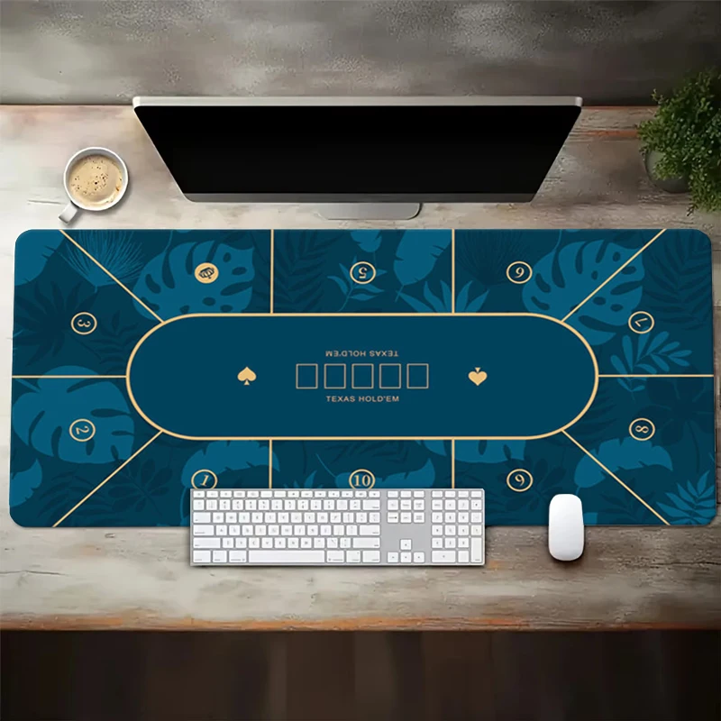 

Hot Sales T-Texas Hold'em Table Pad Portable Rubber Poker Table Mouse Pad Keyboard Office Gaming Table Pad Players Game Layout
