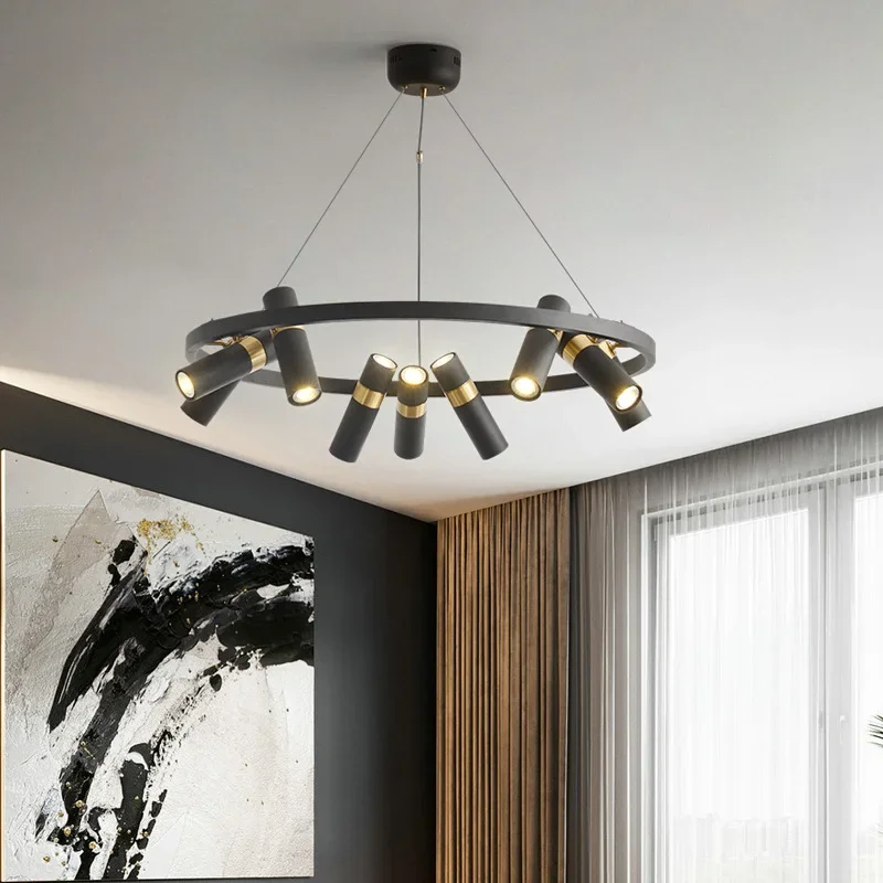 Modern Home Decor LED Spot Light Pendant Lamps Interior Nordic Chandelier for Living Dining Room Restaurant Hanging Light