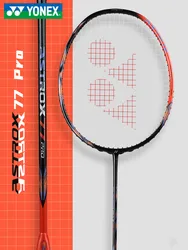 YONEX Customizable Pounds with String Genuine Badminton Racket AX77PRO Deeporange ASTROXSeries Professional Racket Badminton Set