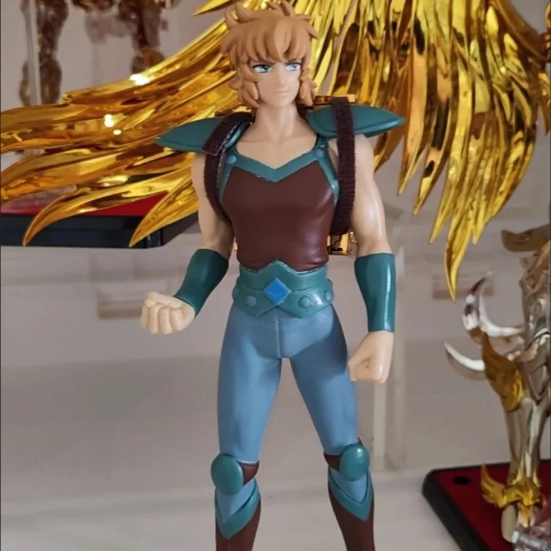 Animationsthema Saint Seiya Legend of Sanctuary Kleines Universum Biografie Leo Aiolia Anime Figur Spielzeug Bandai Banpresto Collection