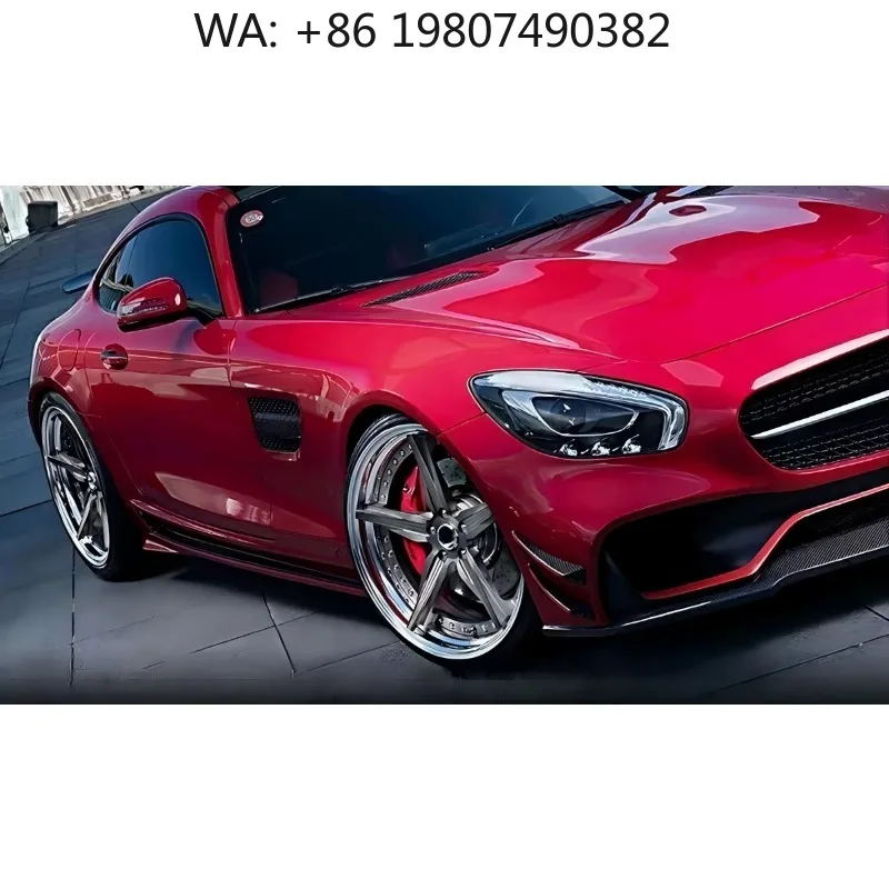Rivet Style Outer Barrel 2-Piece Custom Forged 5 Star Polished Alloy Wheels Machined Face Staggered Aftermarket Rims For Auto Tu