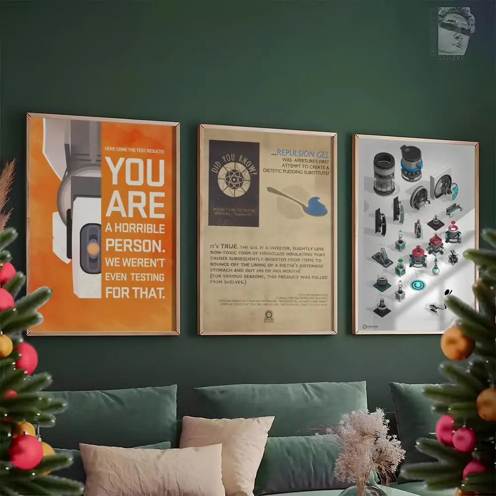 ملصق فيديو بوابة HD أنيمي الساخن لعبة موضوع 2 المغني/OST/فيلم مقاوم للماء ذاتية اللصق ديكور المنزل