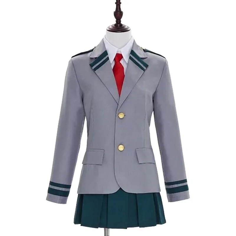 My Hero Cosplay Academia Costume uniforme Ochaco Uraraka Cosplay uniforme scolastica Set Anime Costume JK Costume parrucca S-3X