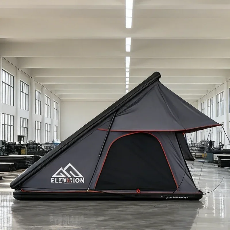 KQX High Strength Aluminum Alloy Quick Open Automatic Hydraulic Roof Top Tent Self-driving Camping