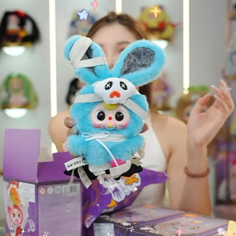 الجديد في المخزون الطفل ثلاثة قلعة الهالوين مغامرة صندوق أعمى لطيف أفخم دمية سطح المكتب زخرفة الكرتون أنيمي هدية الهالوين #3