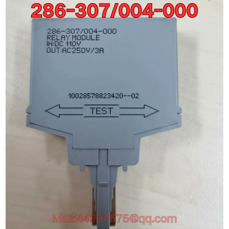 

Second-hand 286-307/004-000 Plug relay function test is normal