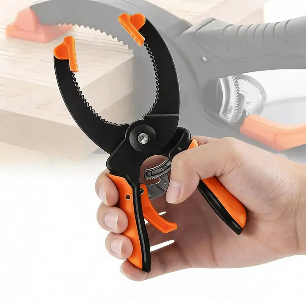 Heavy-Duty Plastic Spring Clips Woodwork Clamp Quick Securing Ratchet Pliers for Crafts, Woodworking Hand Fixing Tools 6/8 Inch