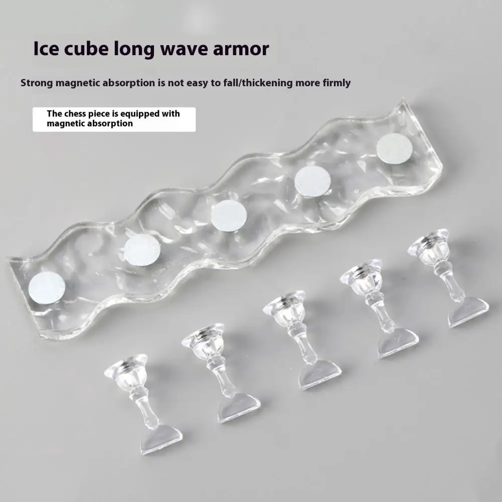 

Magnetic Nail Stand for Press on Acrylic Manicure Display Stand for Painting Nails Tip Arts Display Nail Art Tray for DIY