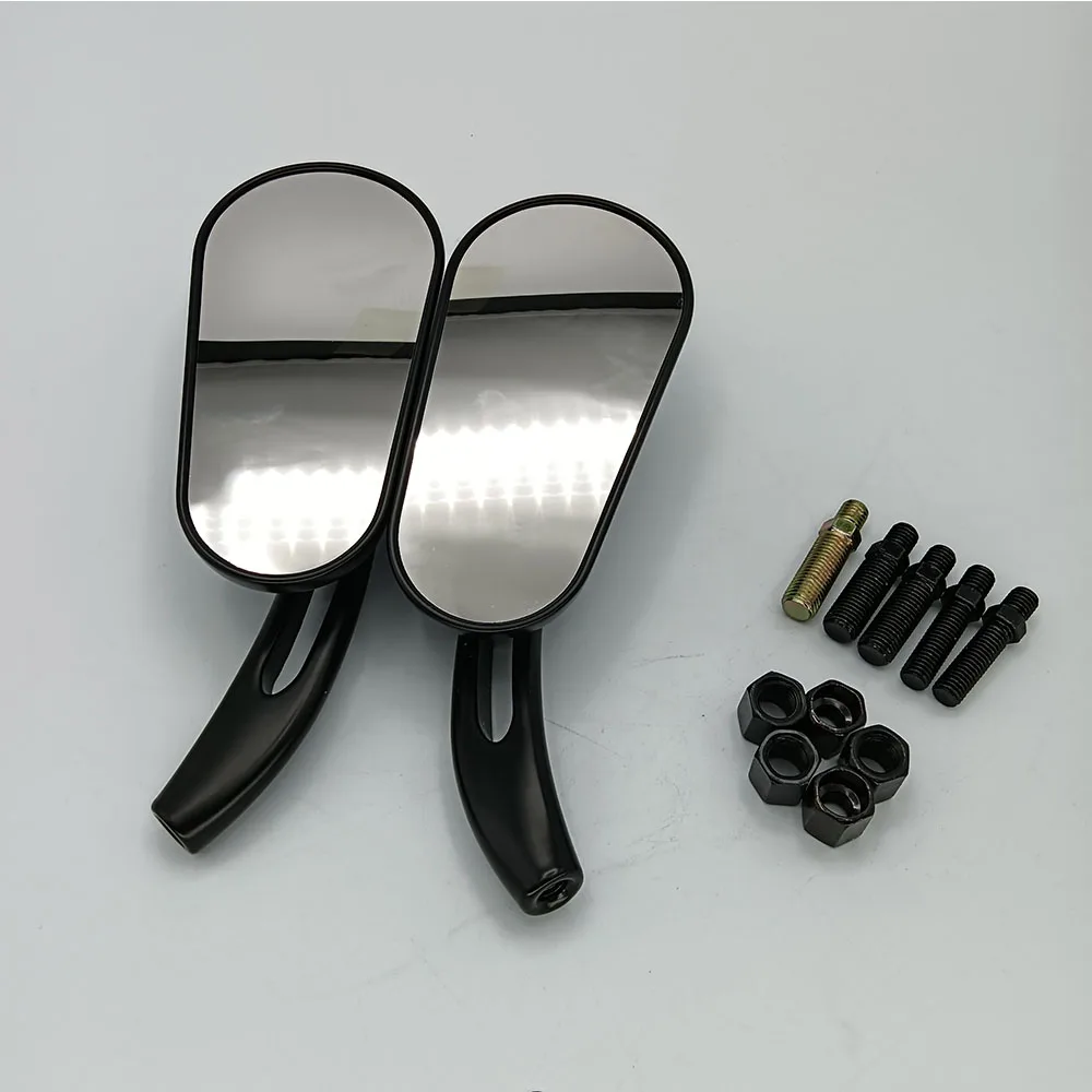 

2Pcs/Pair Universial 8mm 10mm Motorcycle Mirror Scooter E-Bike Rearview Mirrors Electromobile Back Side Convex Mirror