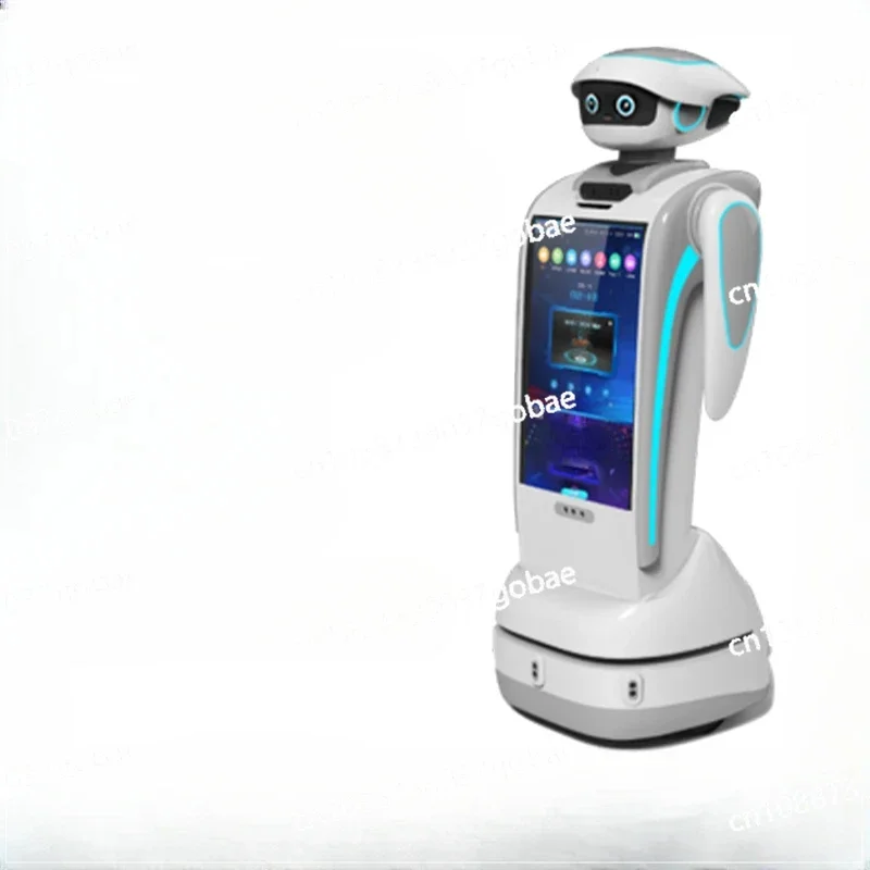 Intelligent robot commercial welcome reception voice dialogue shopping guide explanation shopping mall hotel hospital service