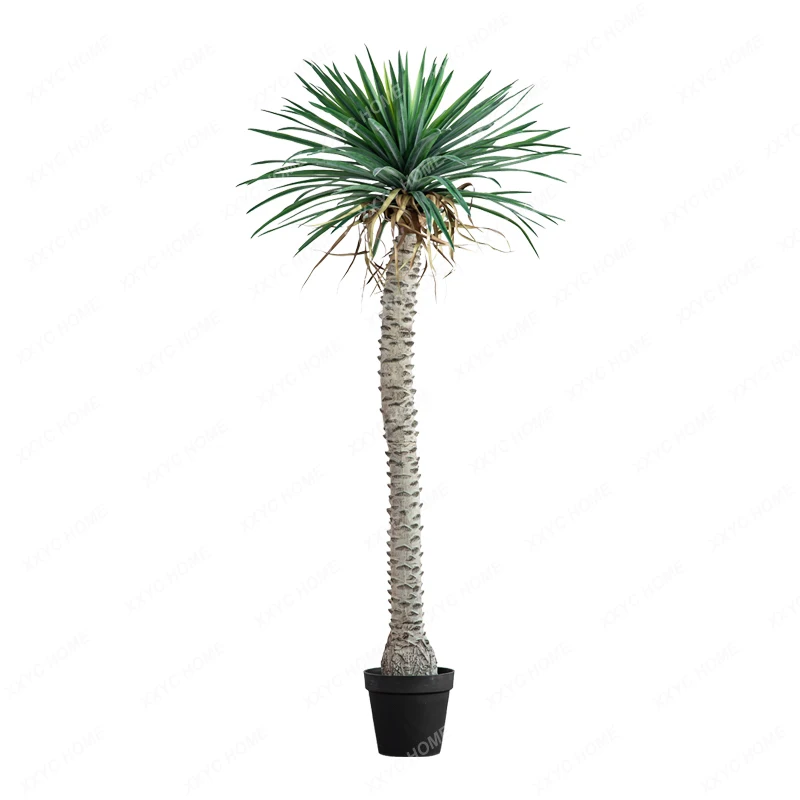 Large Bionic Green Plant Simulation Plant Indoor Landscape Thousand-Hand Sisal Store Floor-Standing Decorations Ornaments