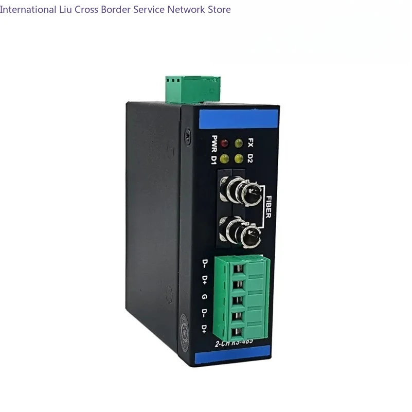 Industrial 2-way 485 Optical Fiber Transceiver RS485 to Optical Fiber Converter 12V24V Guide IDM-3152