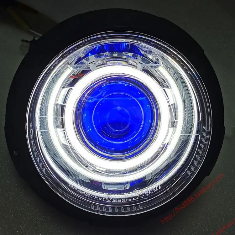 DL250 motorcycle headlight headlight modified Q5 sea 5 lens LED bifocal lens lighting lossless, accessories