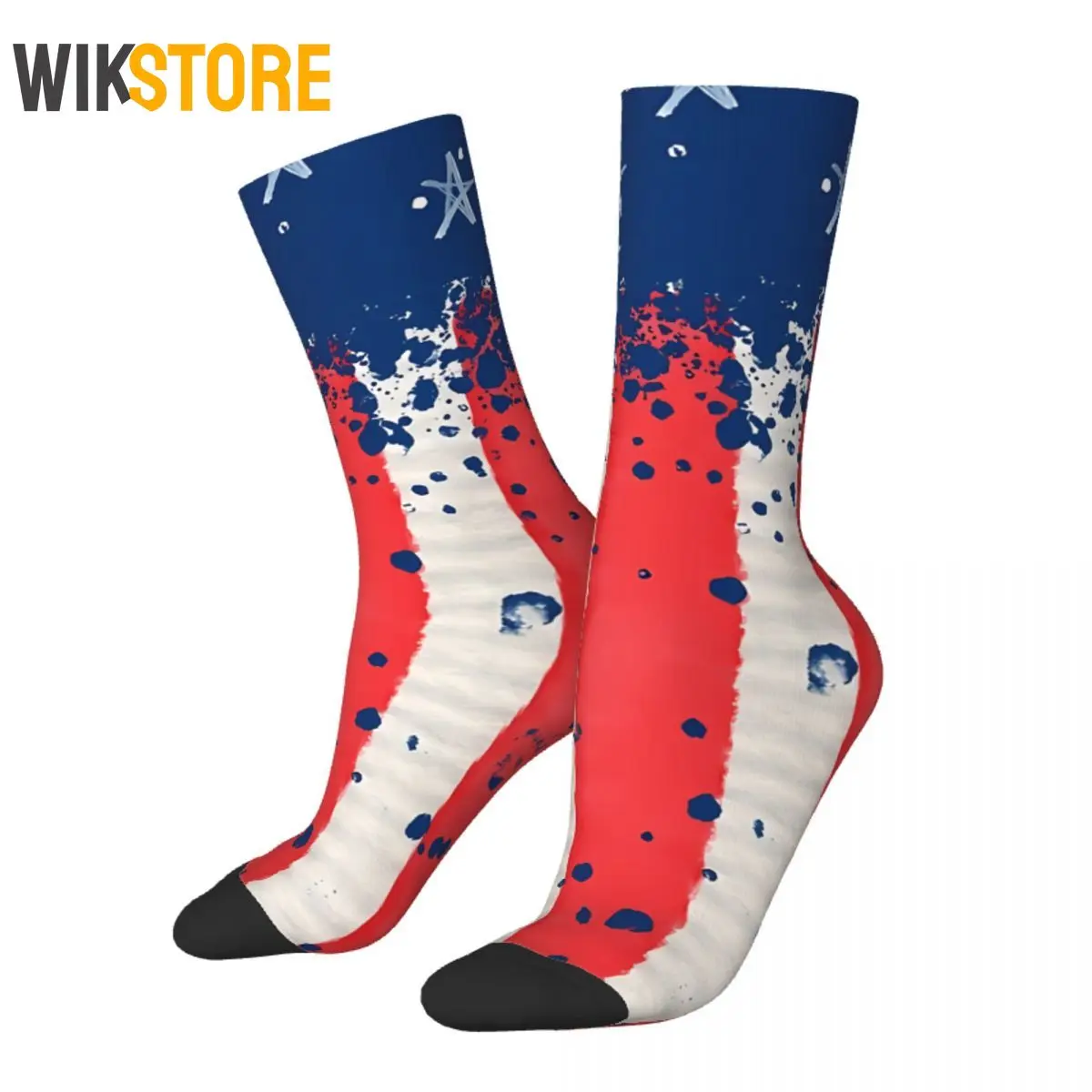 

Hip Hop Vintage 4th Of July Americana Crazy Men Women Male Socks Unisex Harajuku Funny Happy Crew Sock Boys Running Sport Socks